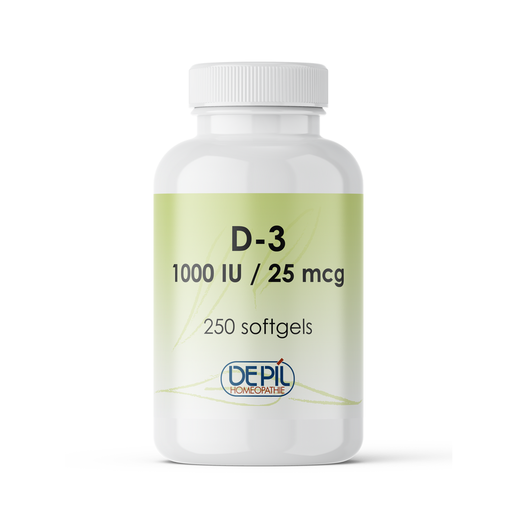 Vitamine D3 25 mcg - 1000 IU