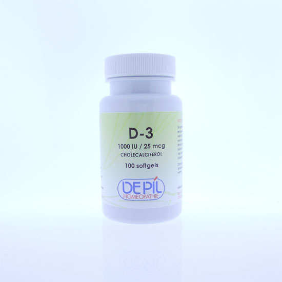 Vitamine D3 25 mcg softgel